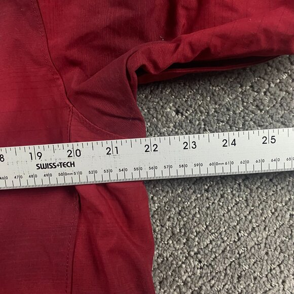 The North Face HyVent Jacket Men's Small Hooded Red Black - Picture 11 of 14